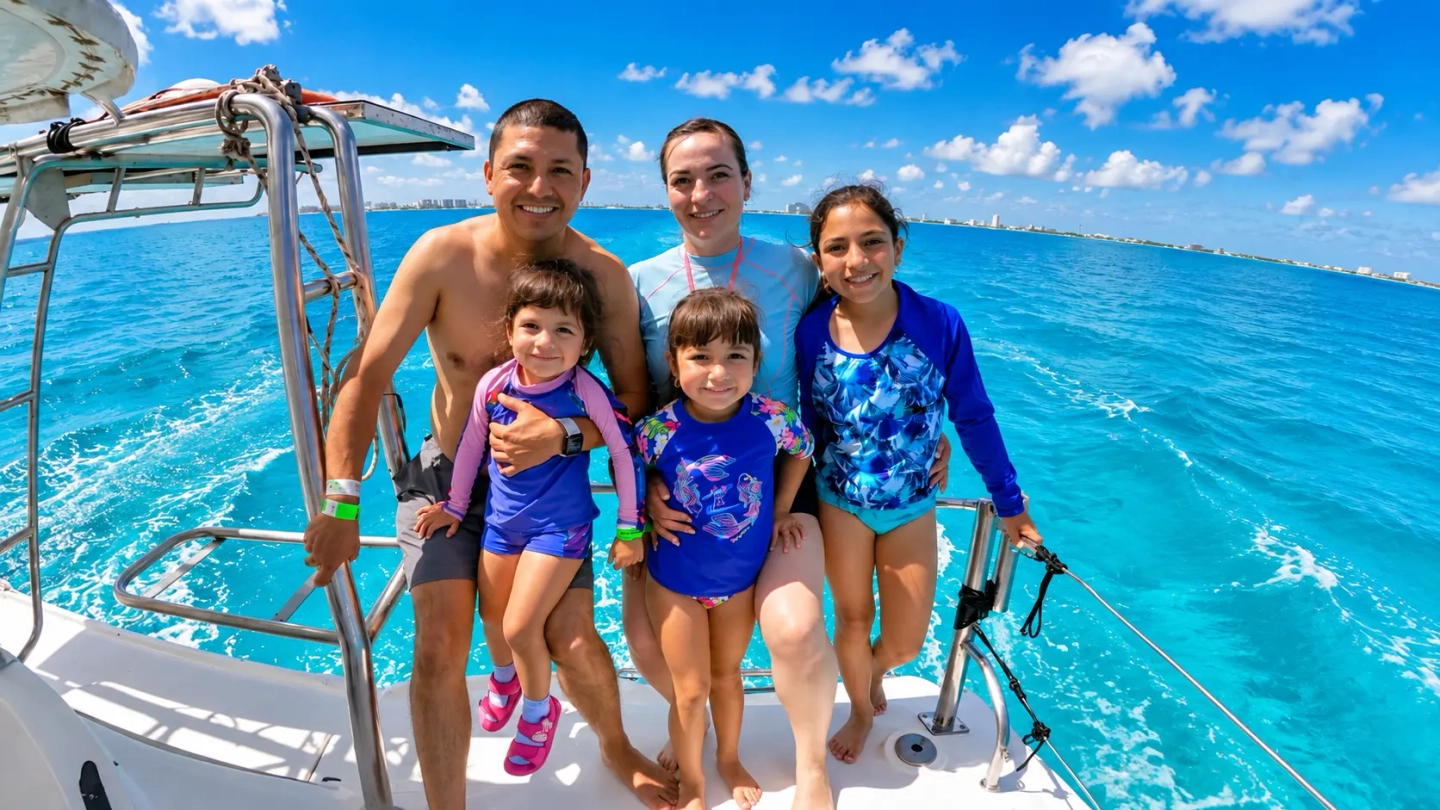 Cancún: tour de medio día en catamarán premium a Isla Mujeres