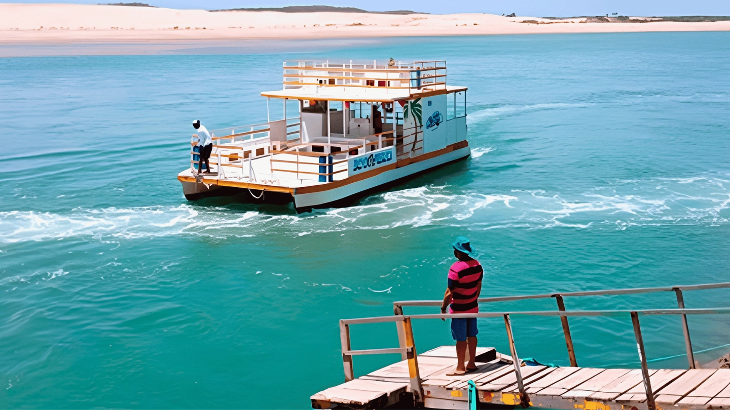 Passeio em Flecheiras e Mundaú com catamarã
