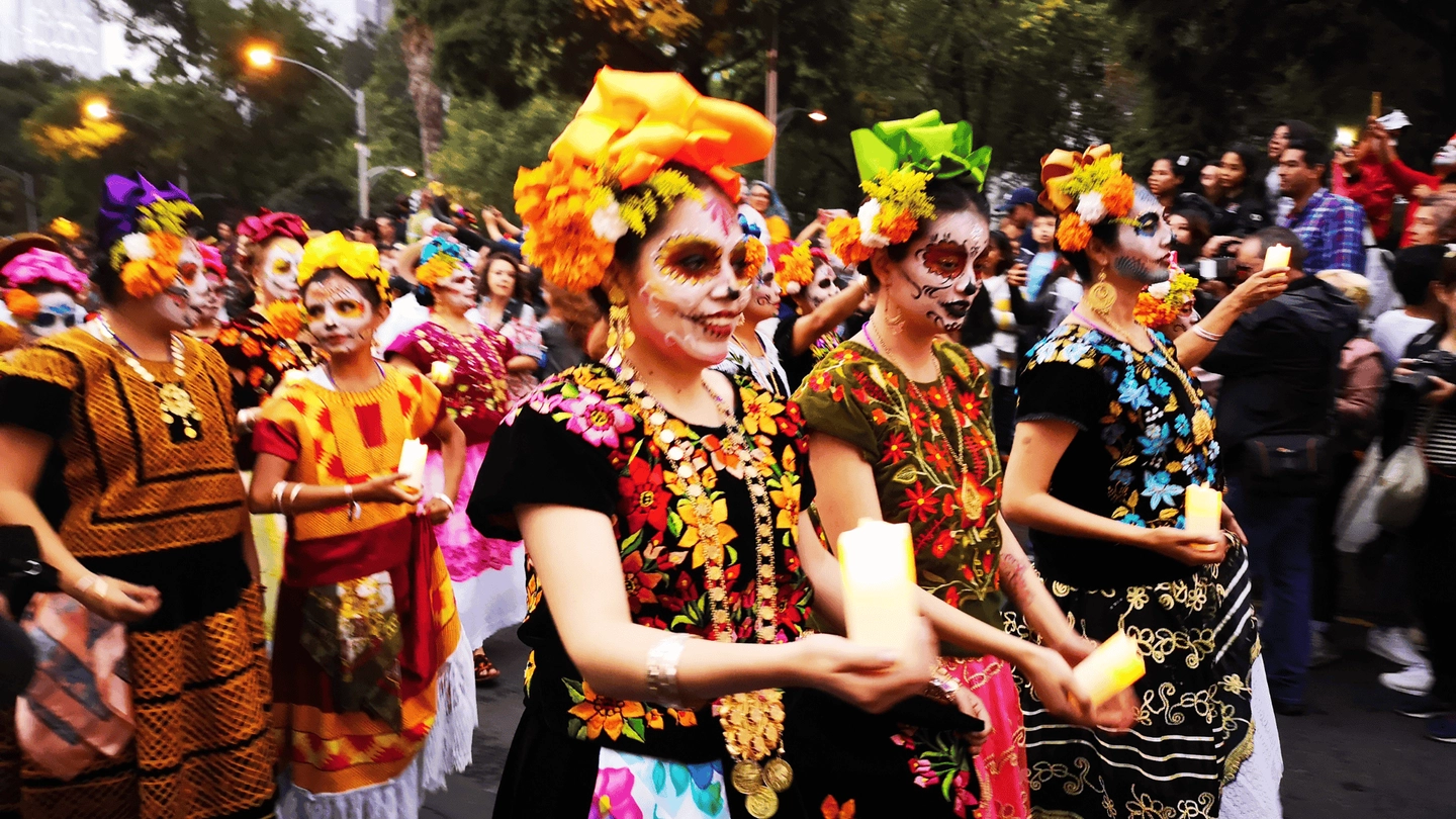 Día de Muertos en un cenote