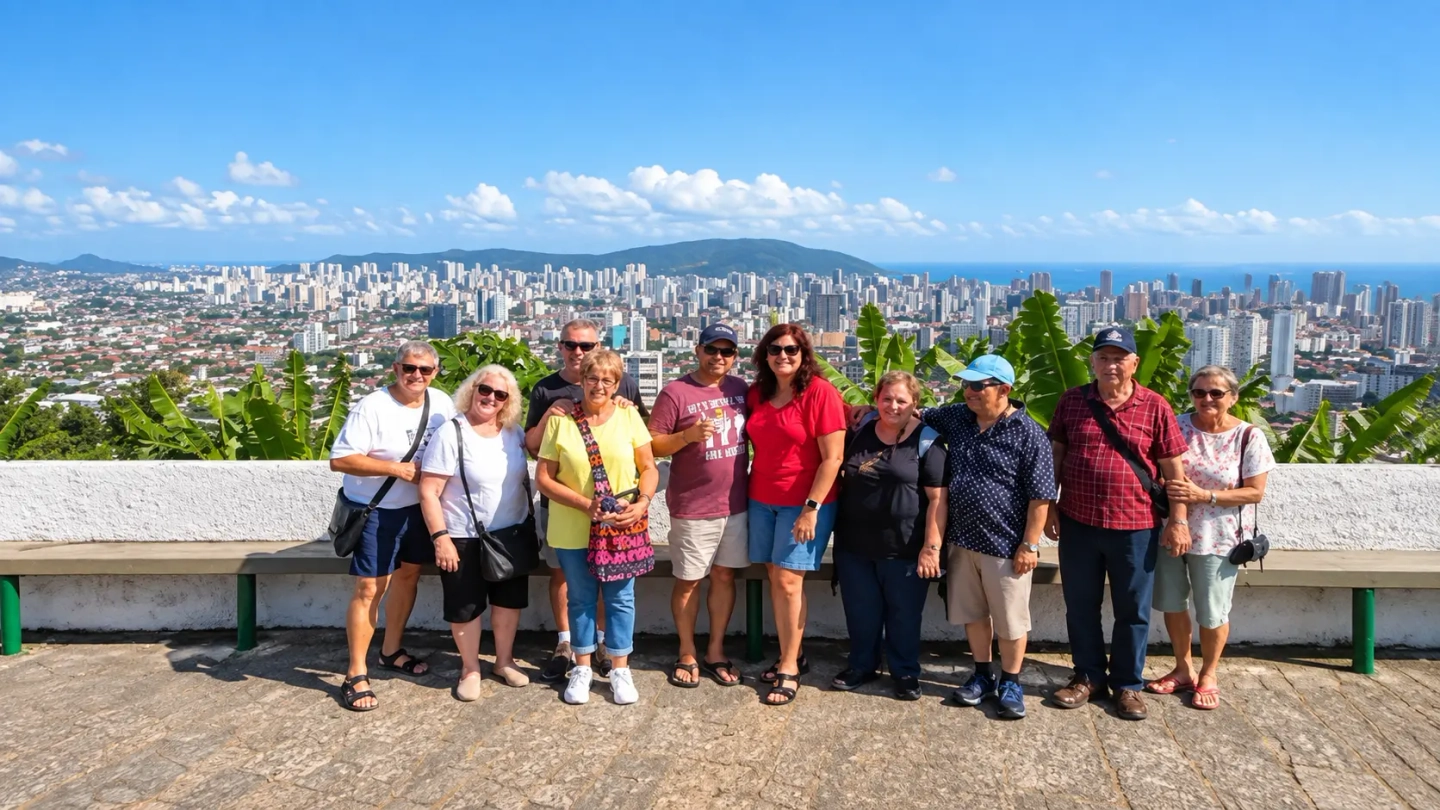 7-Hour Shared Group Santos Tour : Mont Serrat, Coffee Museum and Sightseeing