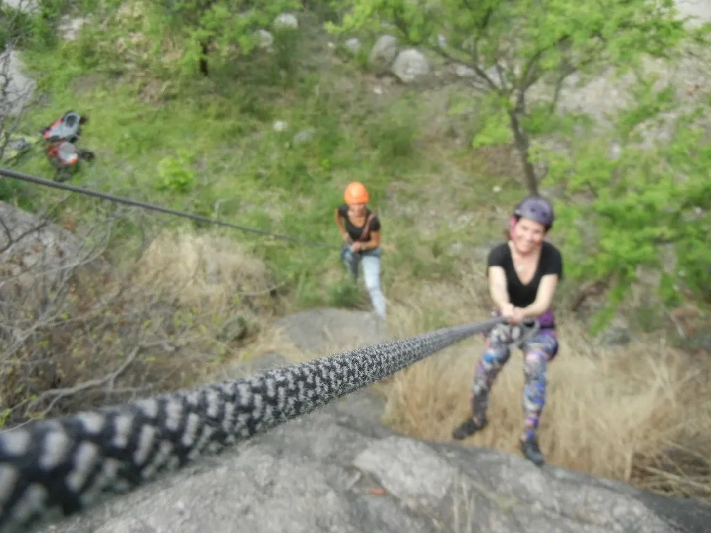Escalada en Roca en La Ola Altas Cumbres