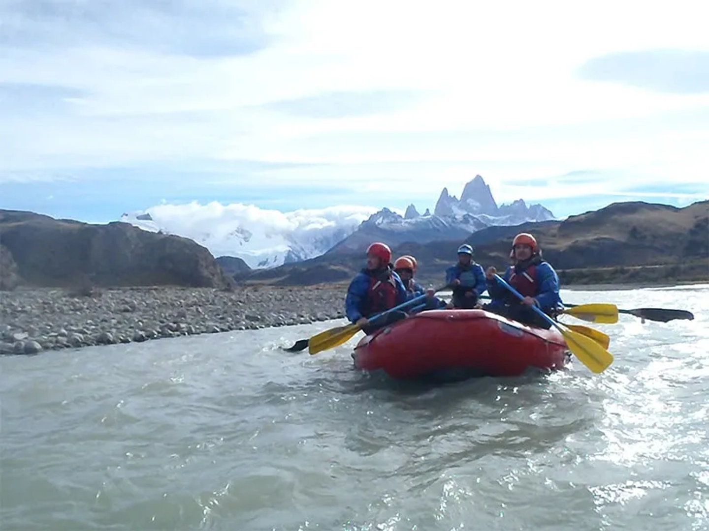 Rafting en Río de las Vueltas en Chaltén
