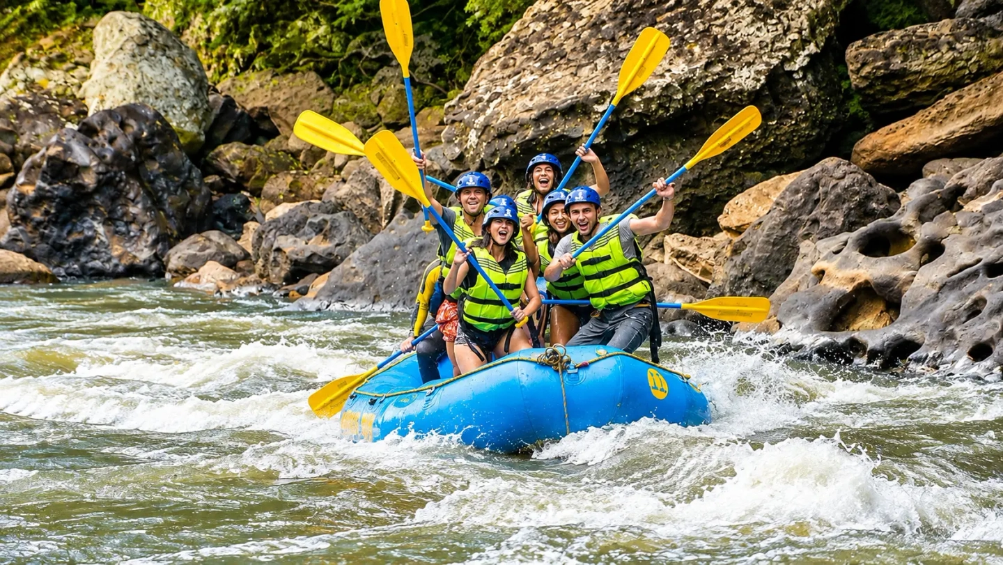 Desde San Gil: Rafting en el Río Fonce – Aventura en Equipo con almuerzo y transporte (Balsa exclusiva para 2)