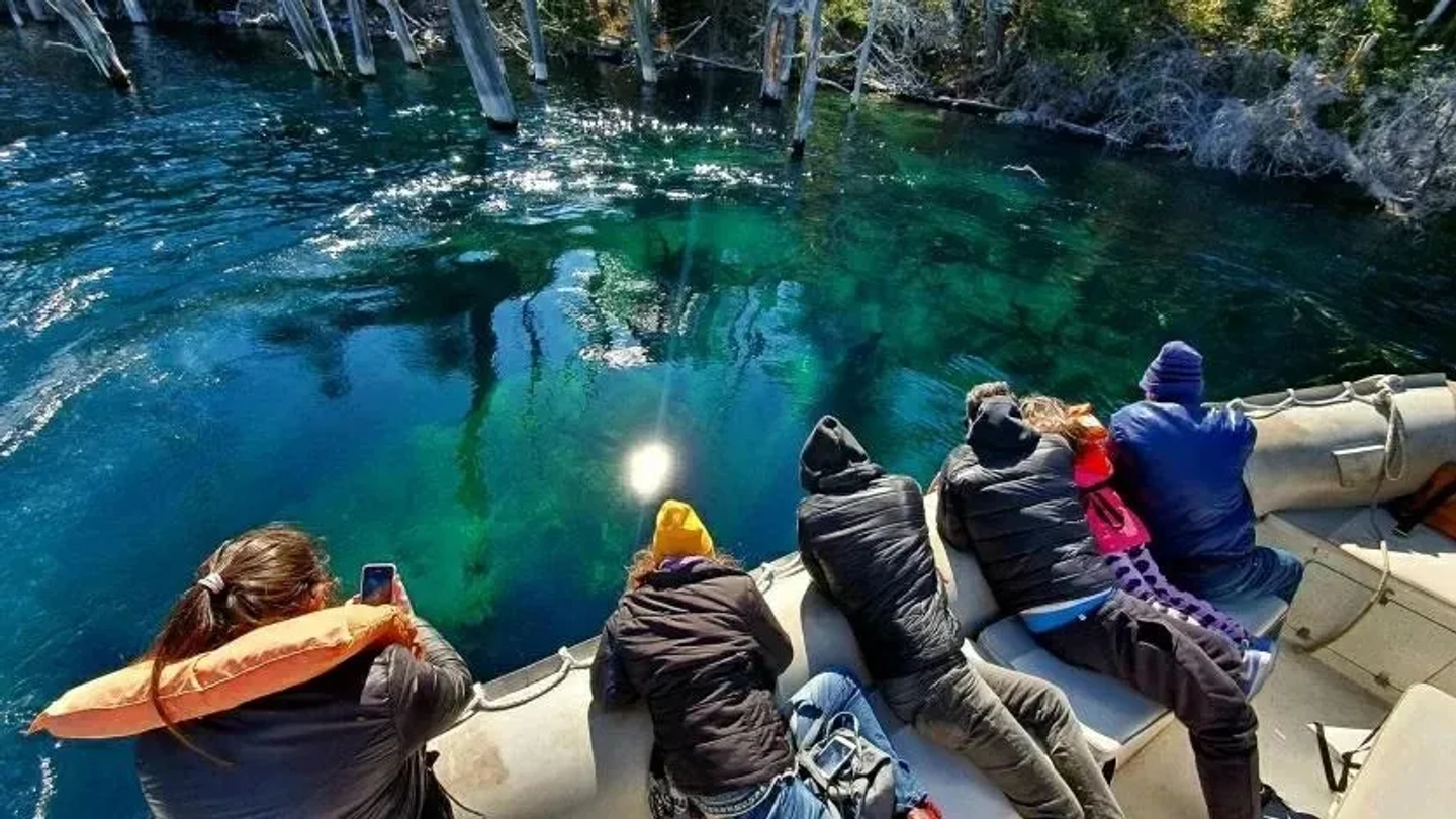 Villa Traful y Bosque Sumergido desde Bariloche