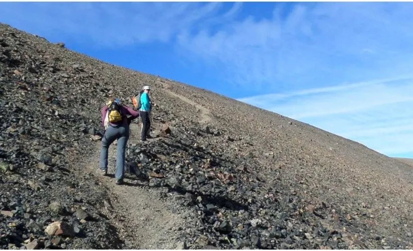Trekking al Cerro Arenales en Vallecitos