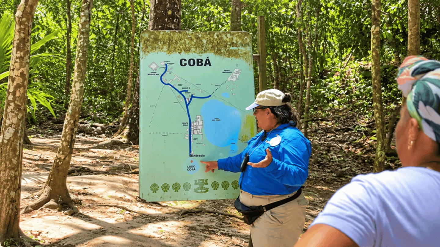 Cancún: Tulum y Cobá con cenote, exploración de cuevas y comida