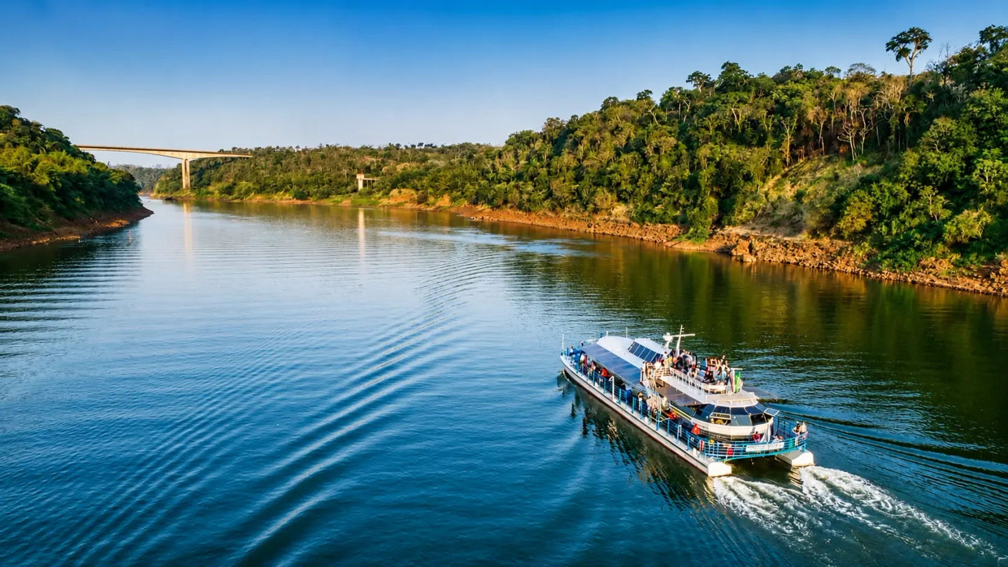 Paseo en Catamarán a las 3 Fronteras en Pto Iguazú