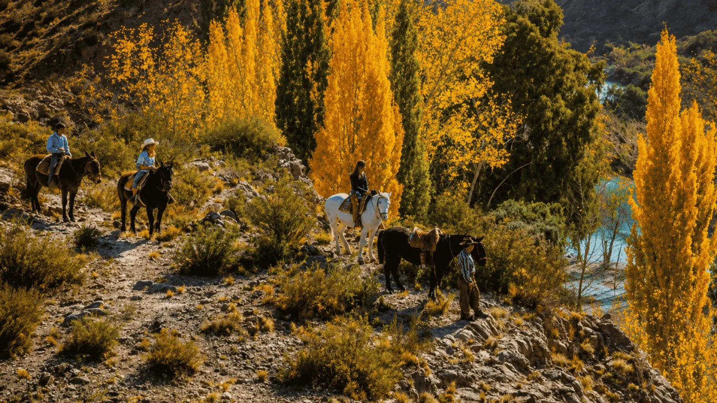 Cabalgata en Valle Grande en San Rafael