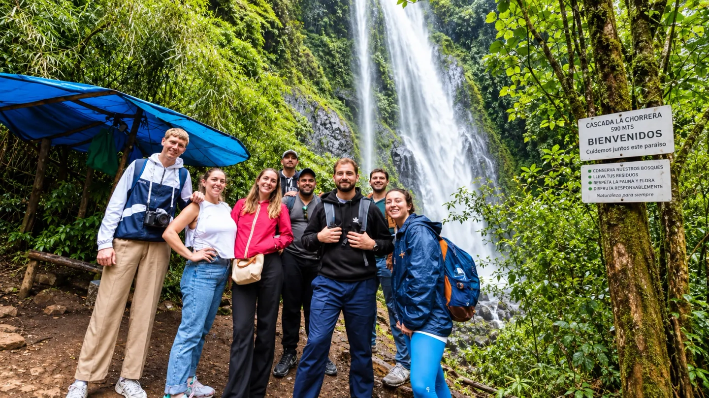 La Chorrera Waterfall Hike - Group Tour